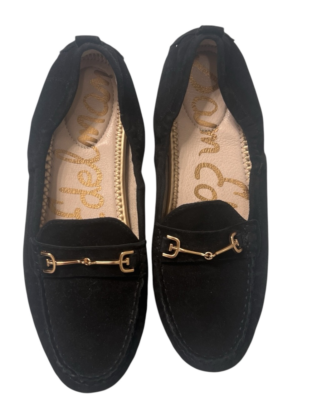 New Sam Edelman Suede Falto horsebit Driving Loafers.  Size 7 / 37
